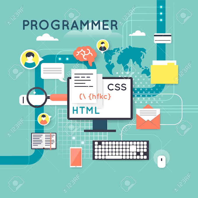 code and redesign, website with html, CSS, bootstrap and js