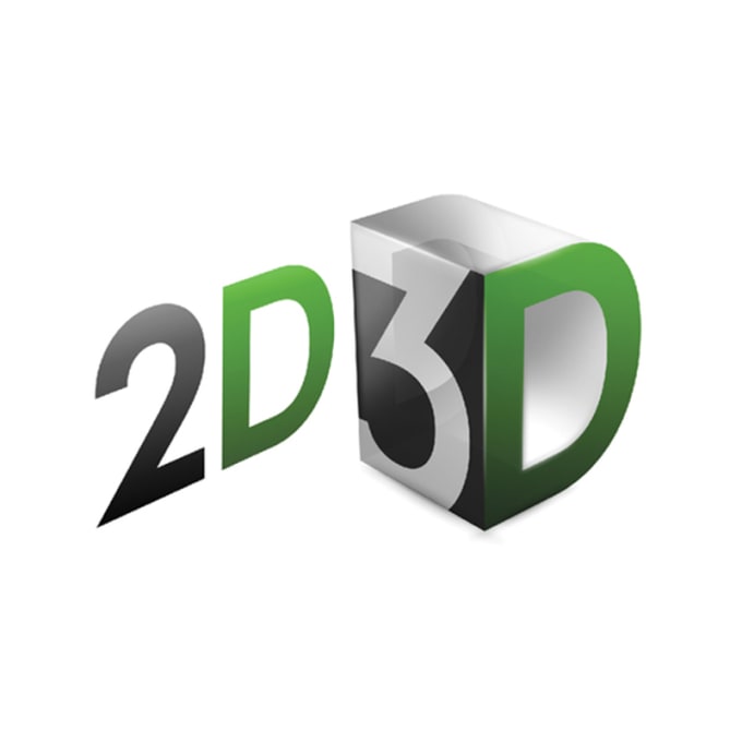 Design And Convert 2d To 3d Logo By Artistfeel