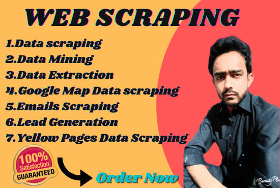 web scraper, web scraping, data scraper, email scraping and google map scraping