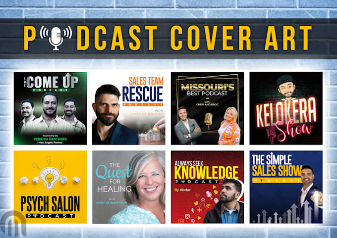 do podcast cover art, podcast logo, podcast artwork