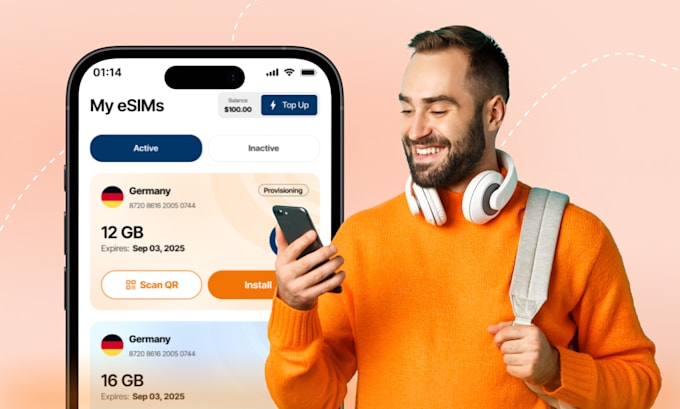 design modern uiux of app or web