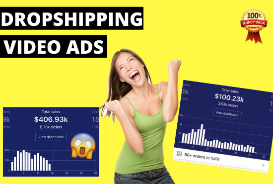 create viral shopify and facebook dropshipping video ad