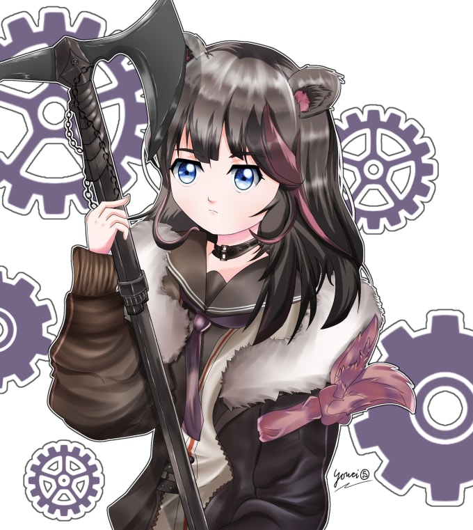 Drawing What You Want Into My Anime Artstyle By Youci Studio Fiverr 270 drawings on pixiv, japan. anime artstyle by youci studio fiverr
