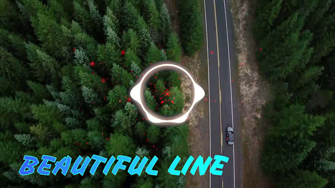 create lyrics video with visualizer