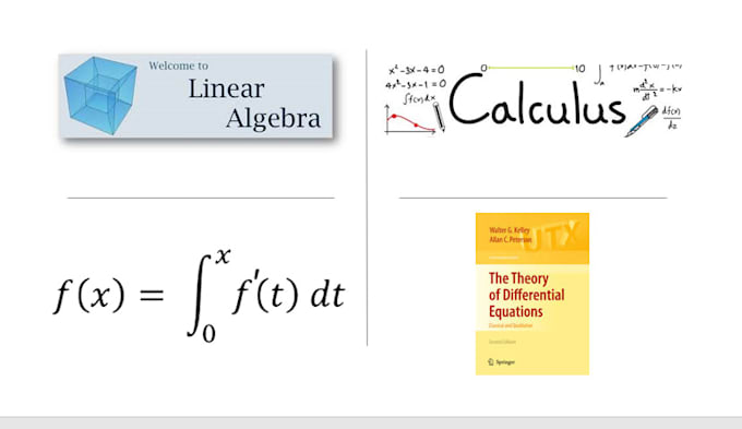 be your expert tutor for maths, calculus and linear algebra