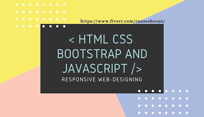 Design responsive website using html css bootstrap and javascript by ...