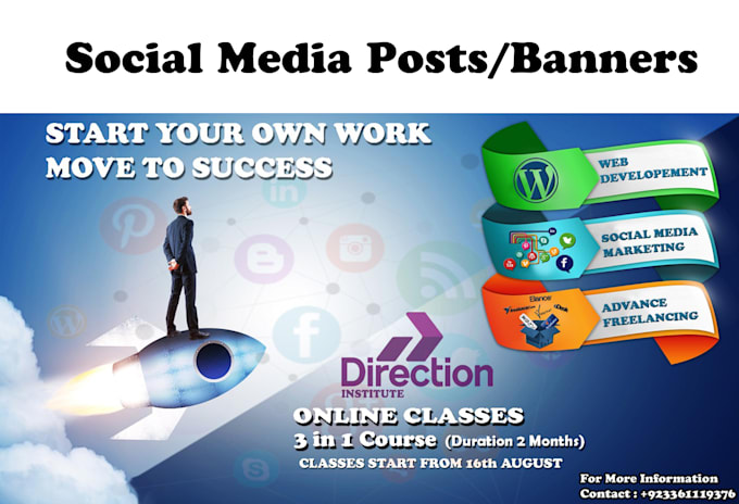 design advertising banners, headers, and social media posts