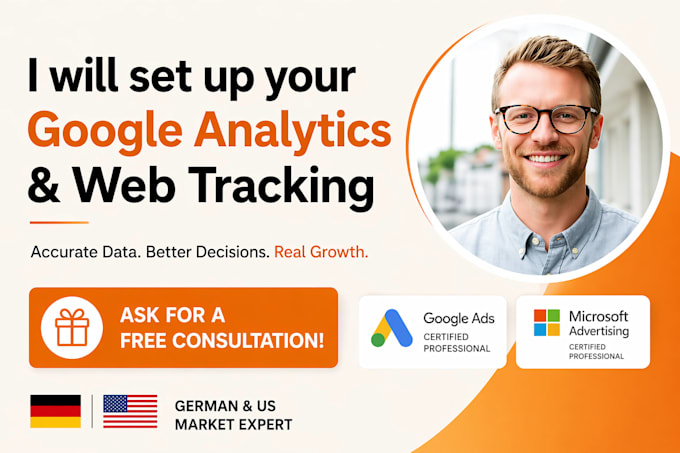 set up your google analytics and web tracking