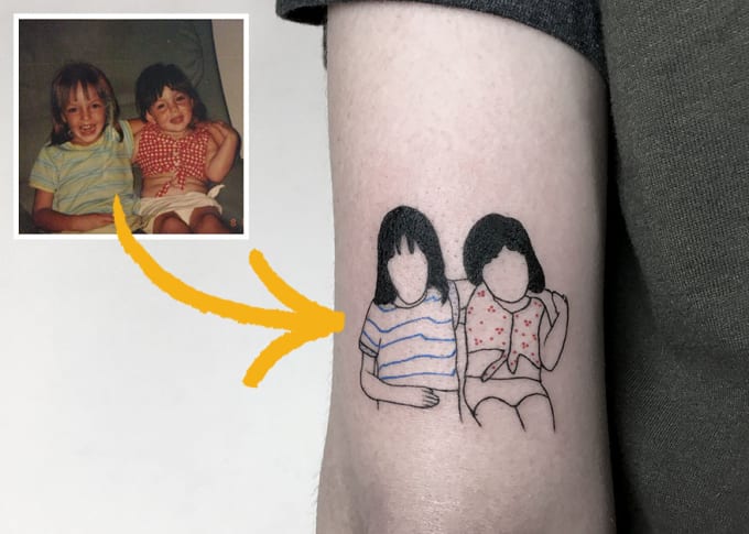 Turn your photos into tattoo drawings by Thebahtiri