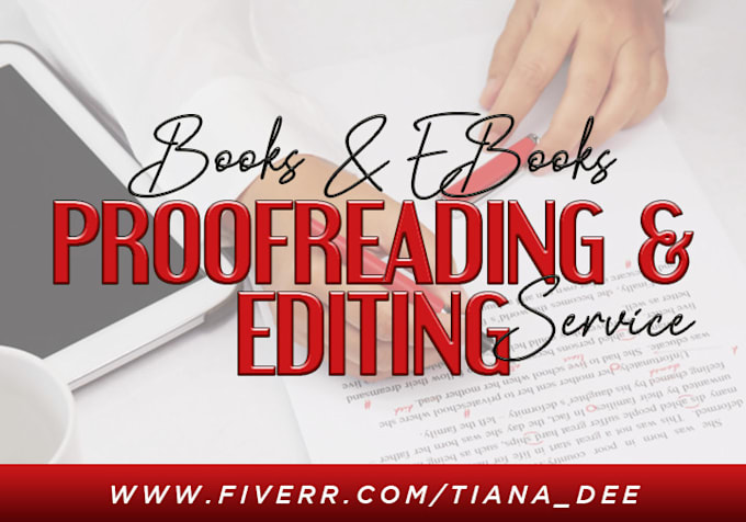 professionally proofread and edit your ebook and content
