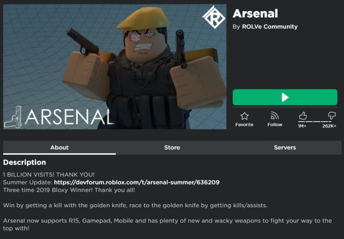 1v1 You At Roblox Arsenal By Coolgamingkid Fiverr - are ythere any games 1v1 roblox