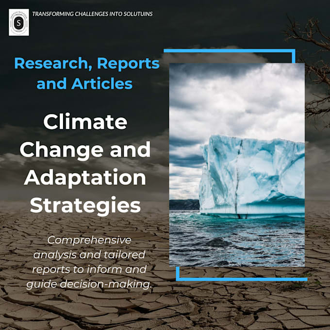 write article or report about environment and climate change
