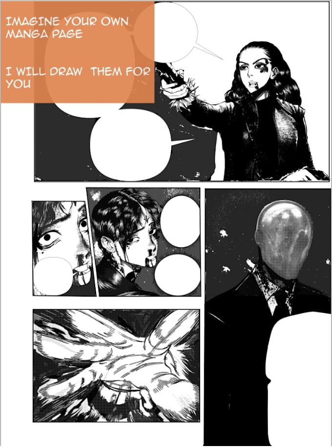 Draw A Manga Page From Your Ideas By Takidsp Fiverr
