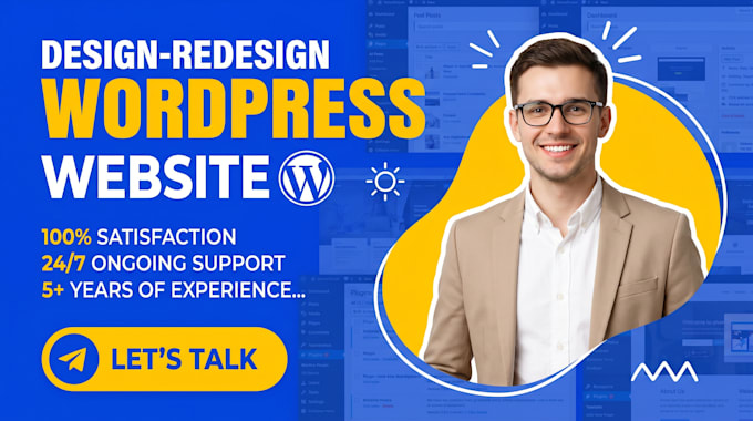 design, create, or redesign a professional wordpress website