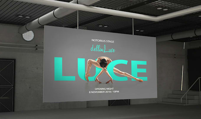 deliver event poster, roll up, billboard, exhibition banners