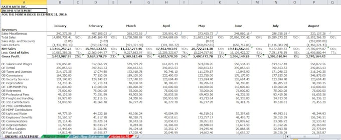 provide accounting bookkeeping and financial reporting