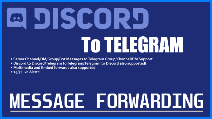 forward messages from discord to telegram