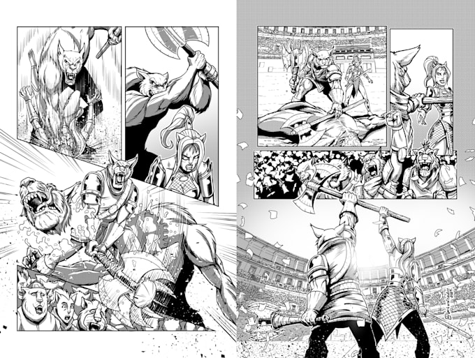 draw comic and manga pages