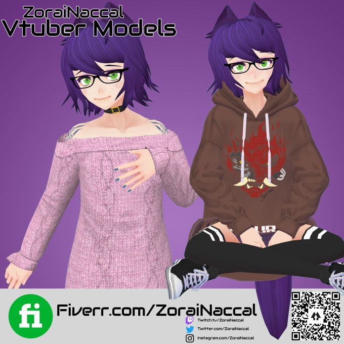 create a fully rigged avatar for your vtubing needs