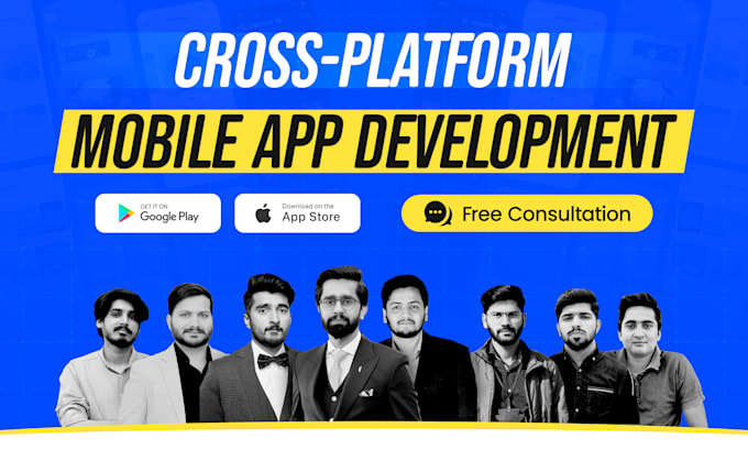 develop android and ios mobile app using flutter