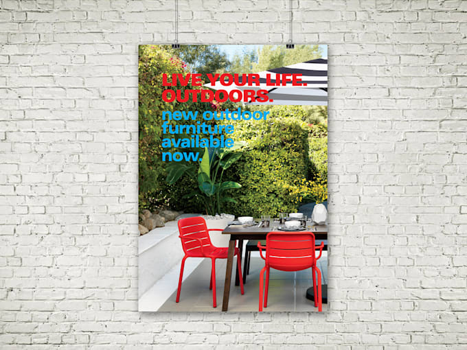 design creative and modern flyer