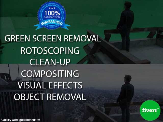 do professional roto prep and compositing