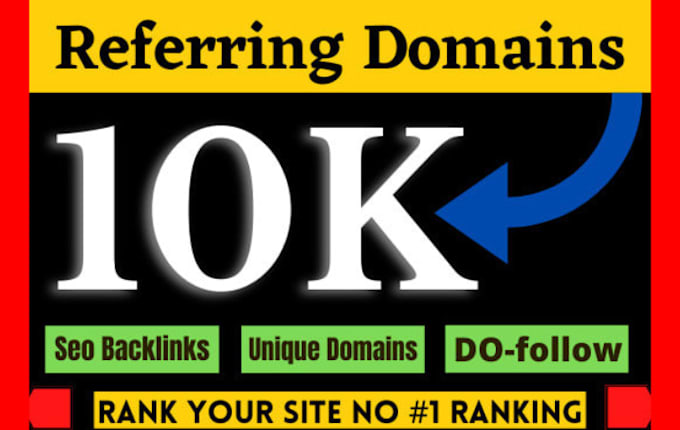 make 5k to 10k high quality SEO referring backlinks