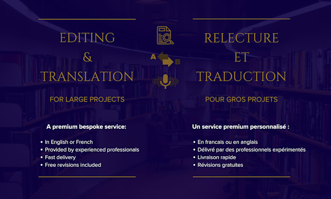 traduction relecture de livre book translation and editing