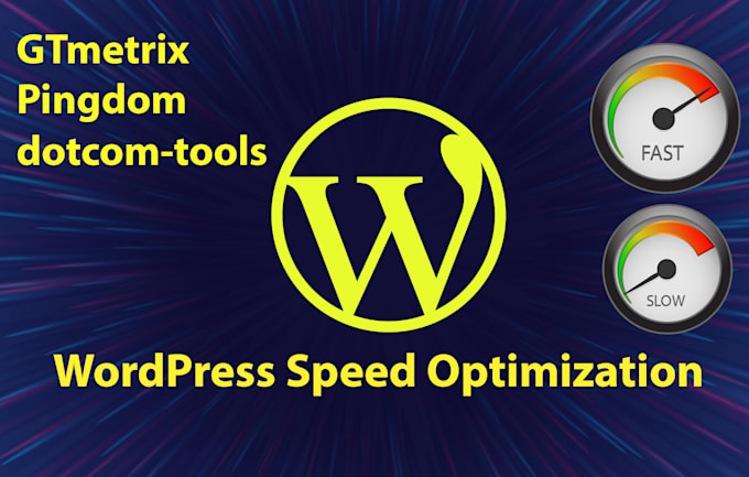 do wordpress speed optimization, speed up website with gtmetrix, pingdom