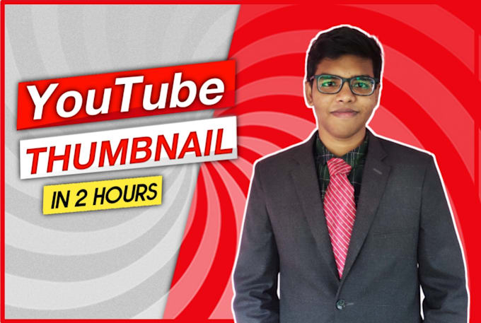 design catchy youtube thumbnail