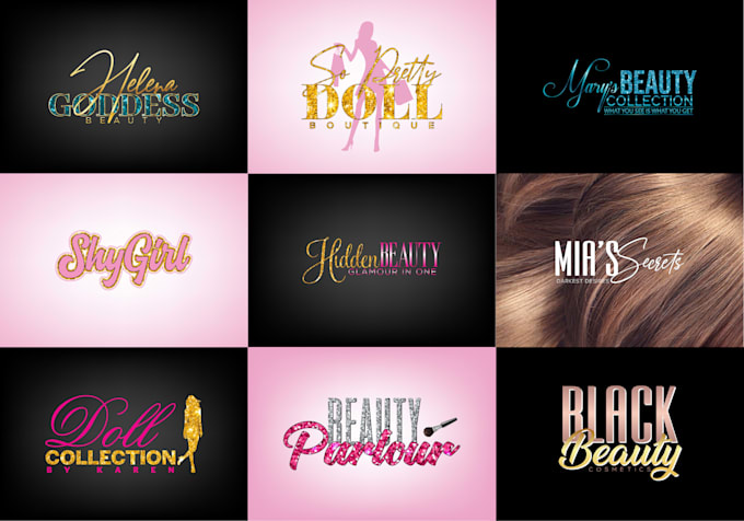 Design Cosmetic Beauty And Modern Feminine Logo Design