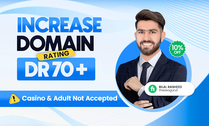 increase ahrefs domain rating DR 70 plus quickly