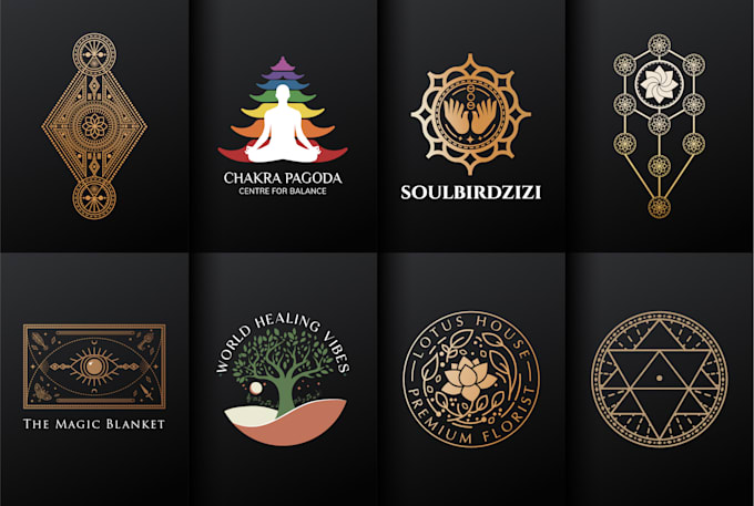 Create Sacred Geometry Or Spiritual Or Mandala Logo
