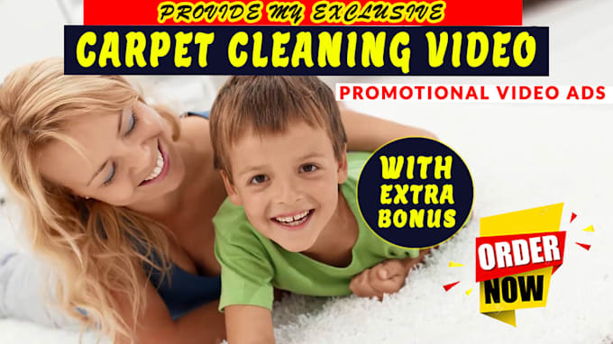 do carpet cleaning or carpet cleaner video ads
