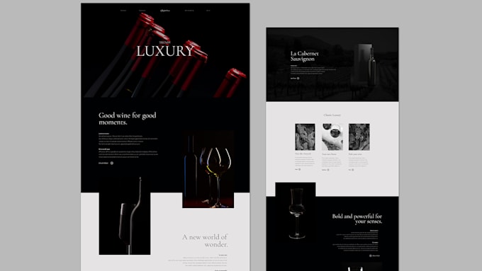 Design a modern ux ui mockup for your website by Emanbautista | Fiverr