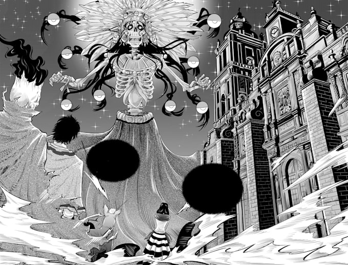 draw great manga pages for you