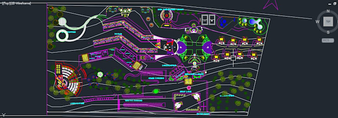 draw architectural  plan, site plan,landscape