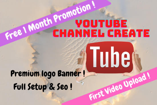 do professional youtube channel, logo, art with seo