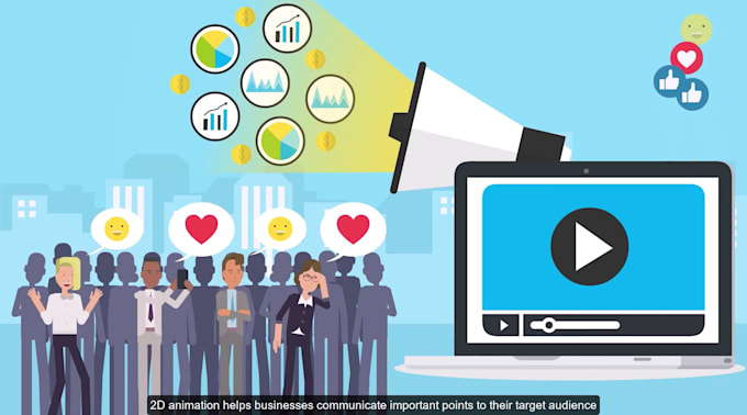 create 2d animated explainer and marketing video in 24 hours