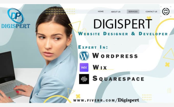 Create wordpress website design, wix website design by Digispert | Fiverr