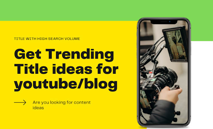 research niche specific blog, youtube topic ideas with SEO