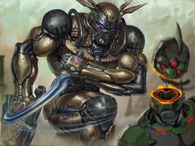 create awesome mech designs for you