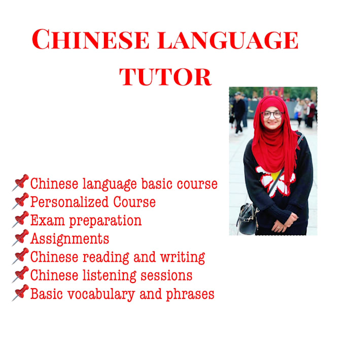 teach you the chinese language, help you make assignments