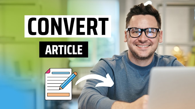 convert article or blog post to video with voice over