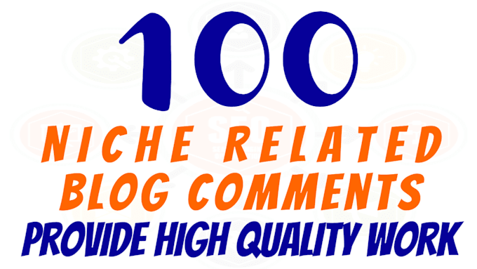provide 50 niche relevant blog comments