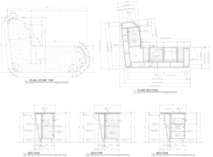 Do architectural millwork drafting and microvellum by Millworkbyamir
