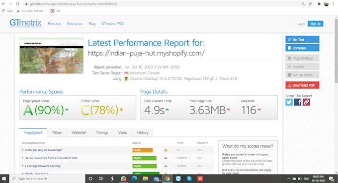 speed up wordpress website
