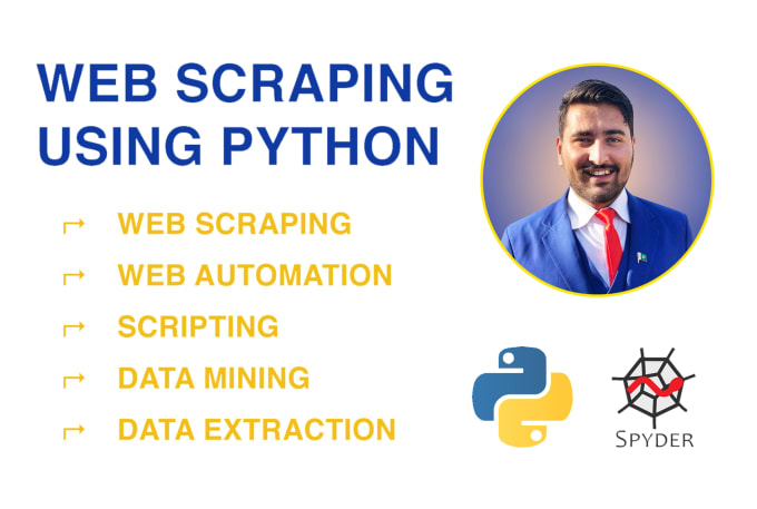 Do Web Scraping Using Python Beautifulsoup Selenium Scrapy By Usama 0440