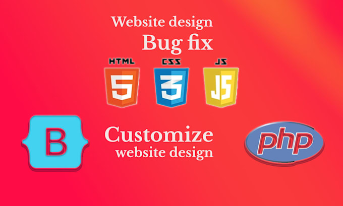 Customize websites using html ,css,php mysql and bootstrape by Toulaib ...