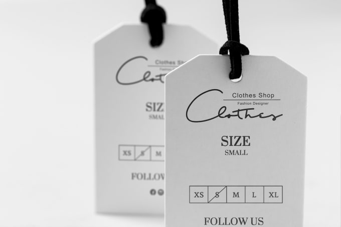clothing price tags
